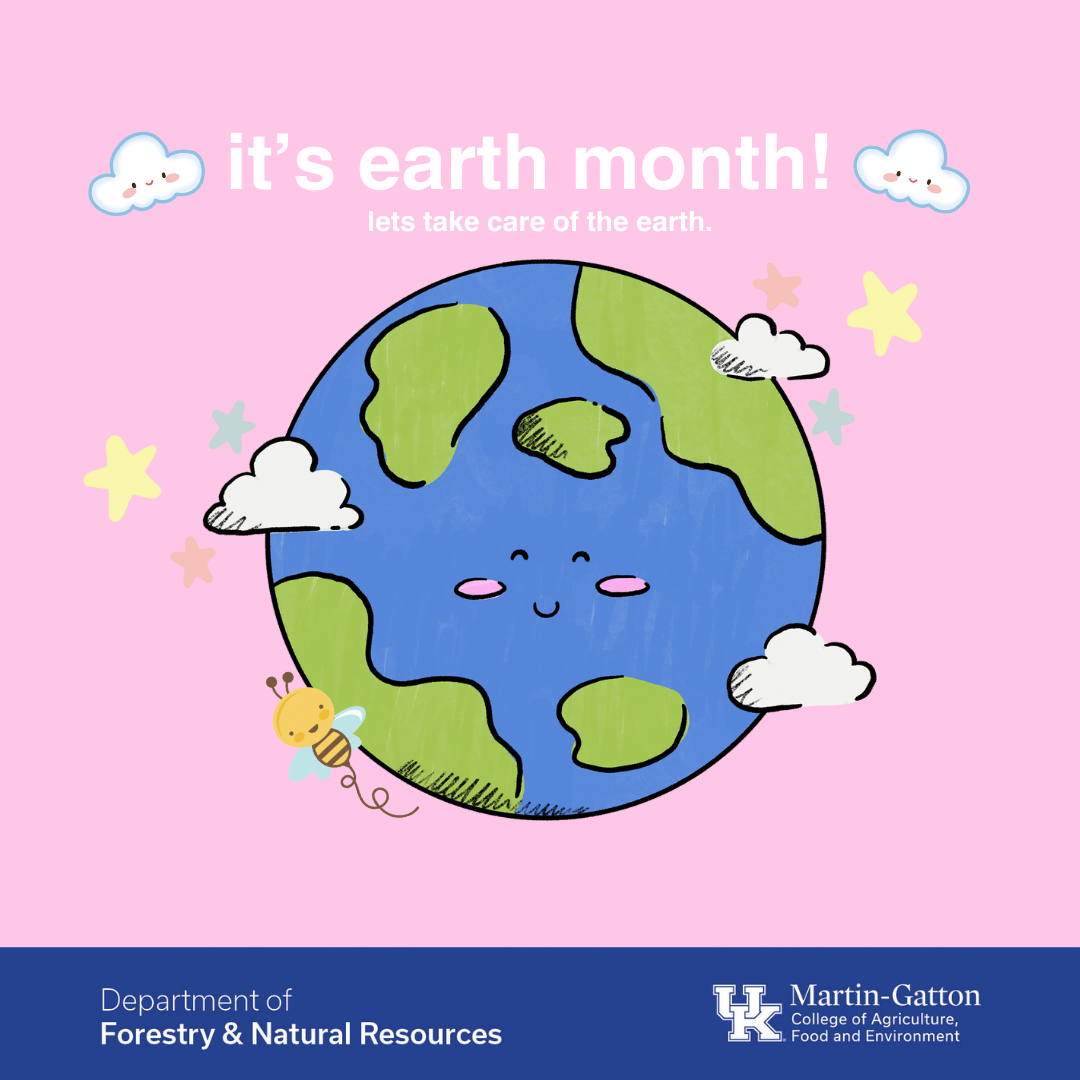 Earth month graphic
