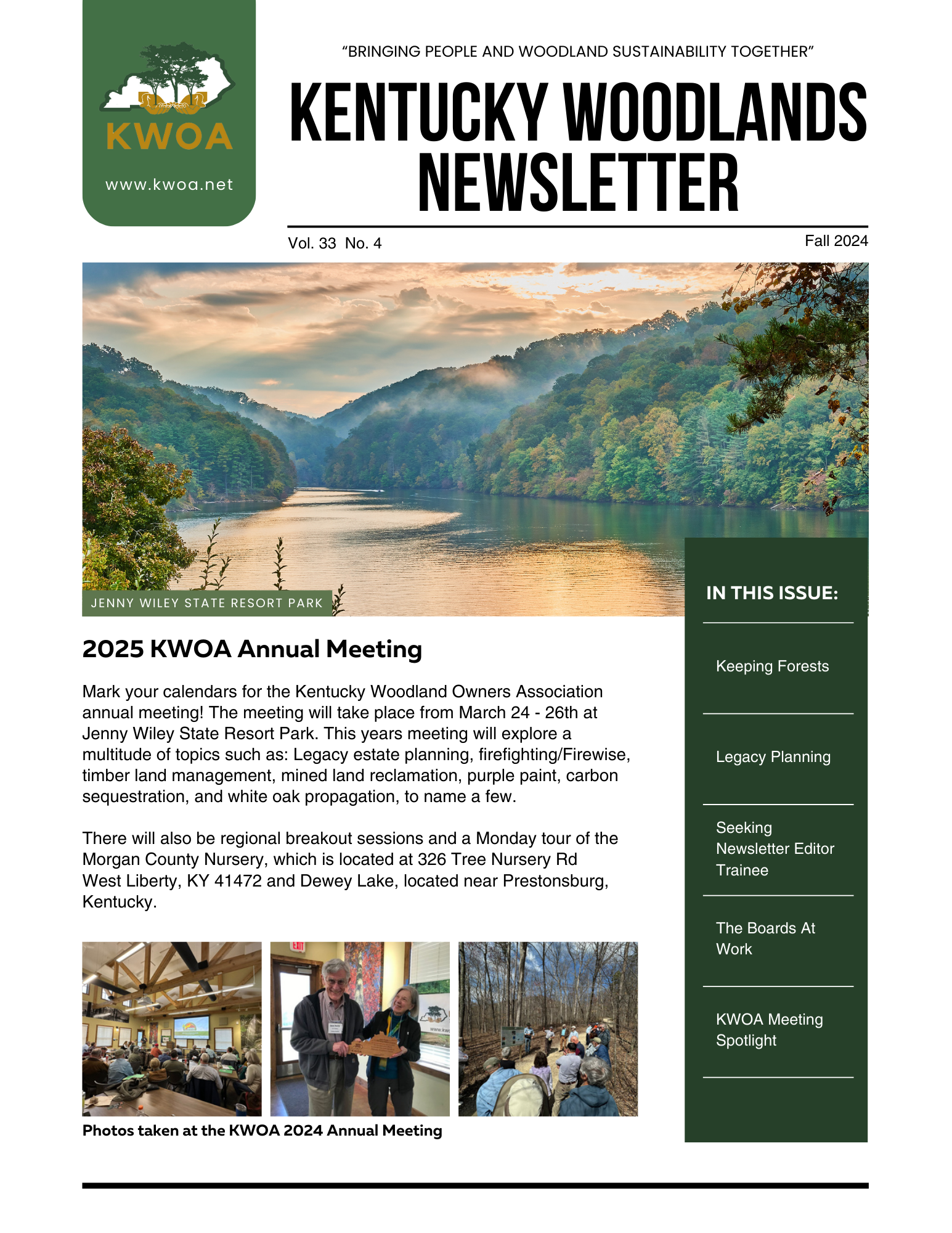 kwoa newsletter cover